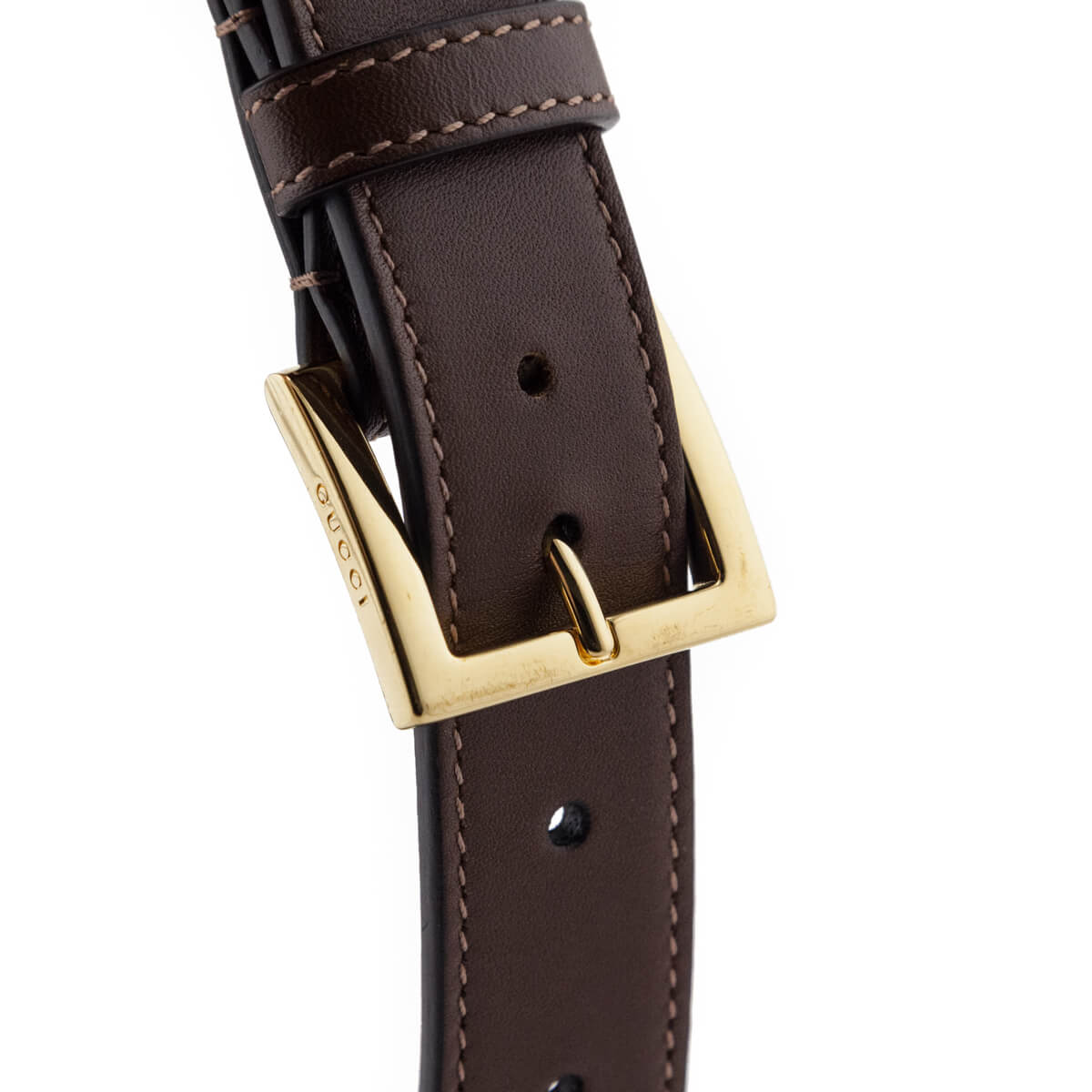 Gucci Green & Red Web Horsebit Waist Belt Size S