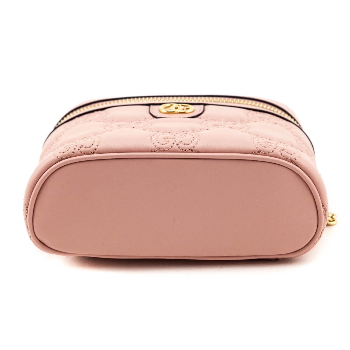 Gucci Light Pink GG Matelasse Calfskin Mini Top Handle Bag