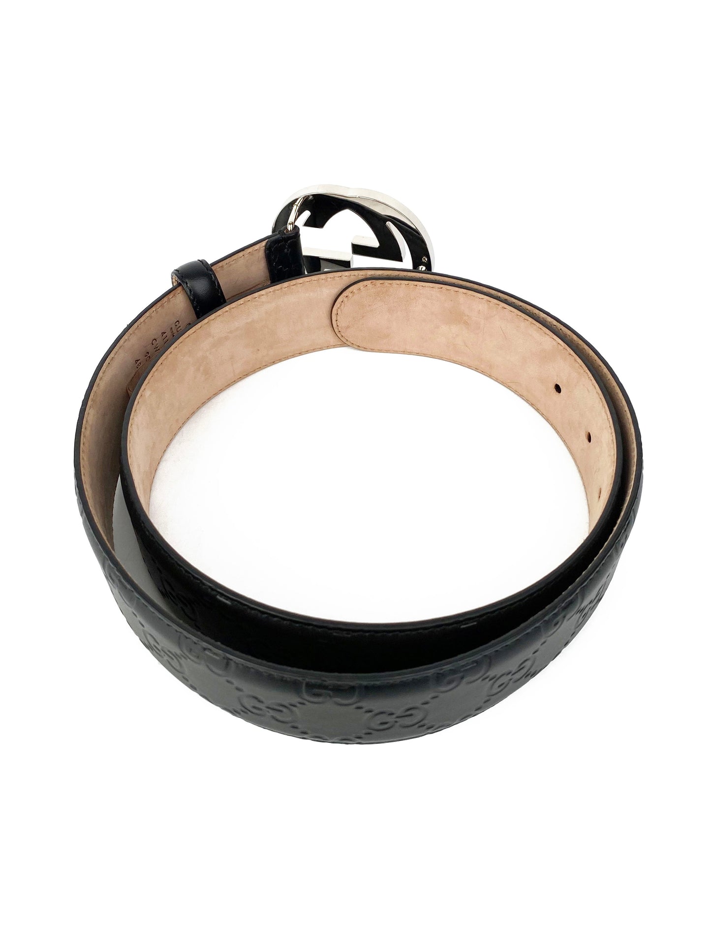 Gucci Men's Black Signature Belt 90