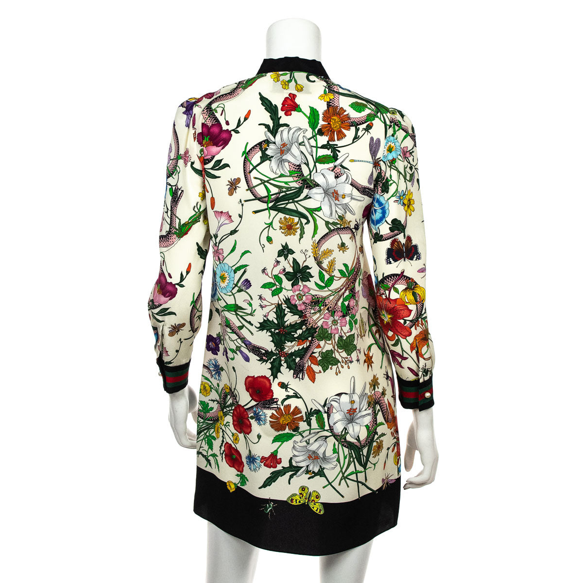 Gucci Multicolor Flora Silk Dress Size XS | IT 40
