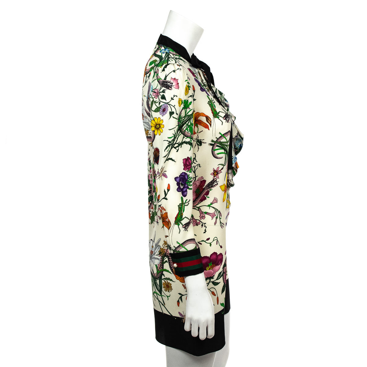 Gucci Multicolor Flora Silk Dress Size XS | IT 40