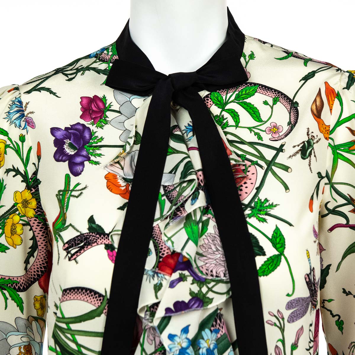 Gucci Multicolor Flora Silk Dress Size XS | IT 40