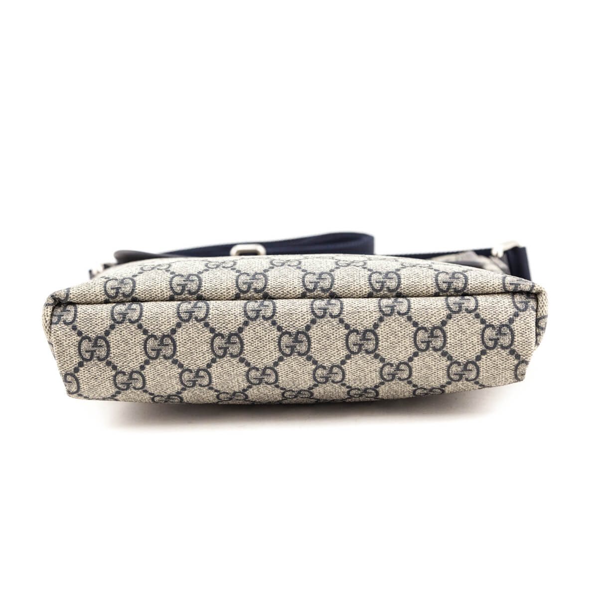 Gucci Navy GG Supreme Small Messenger Bag