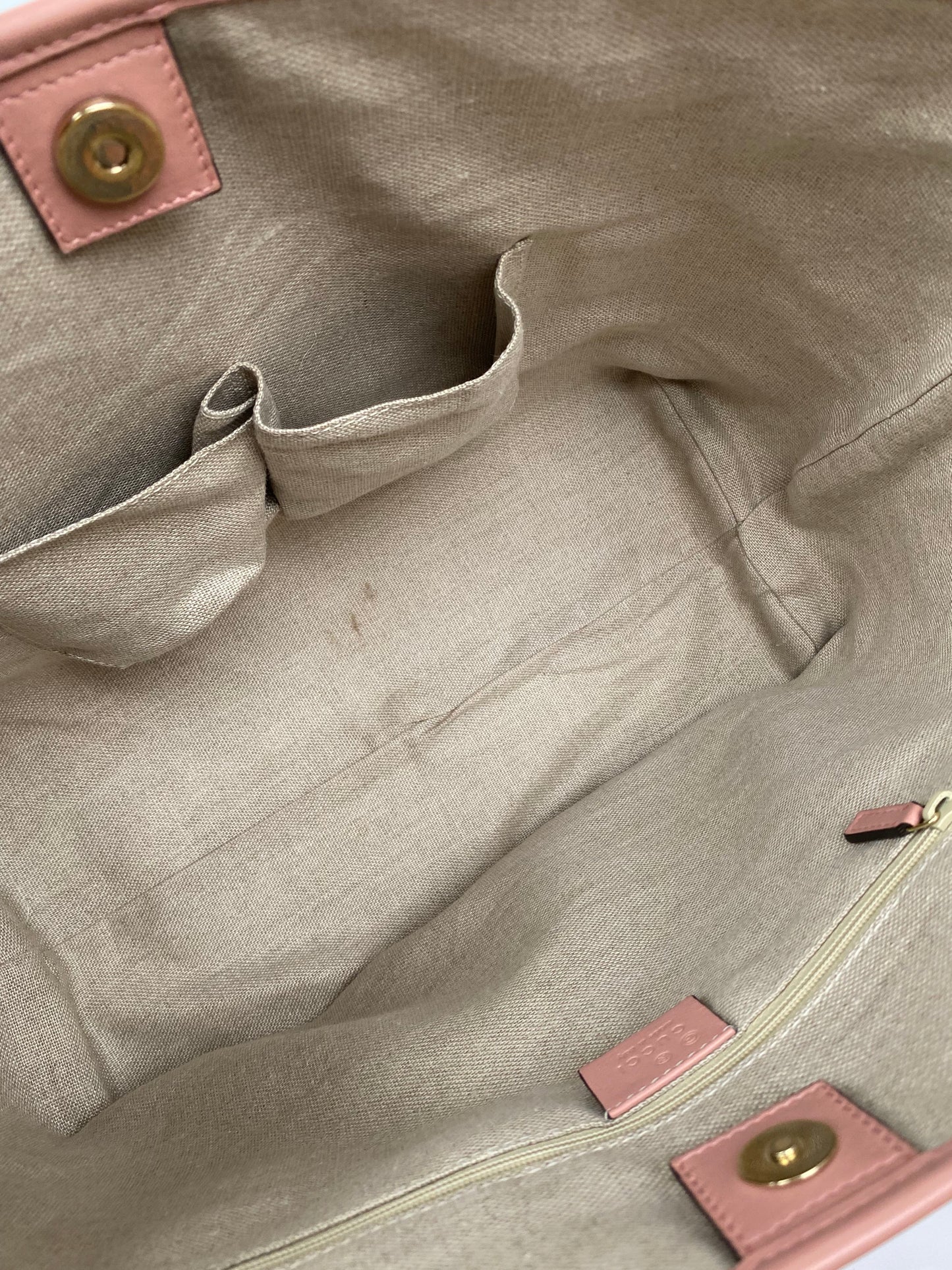 Gucci Pink GG Guccissima Tote Bag