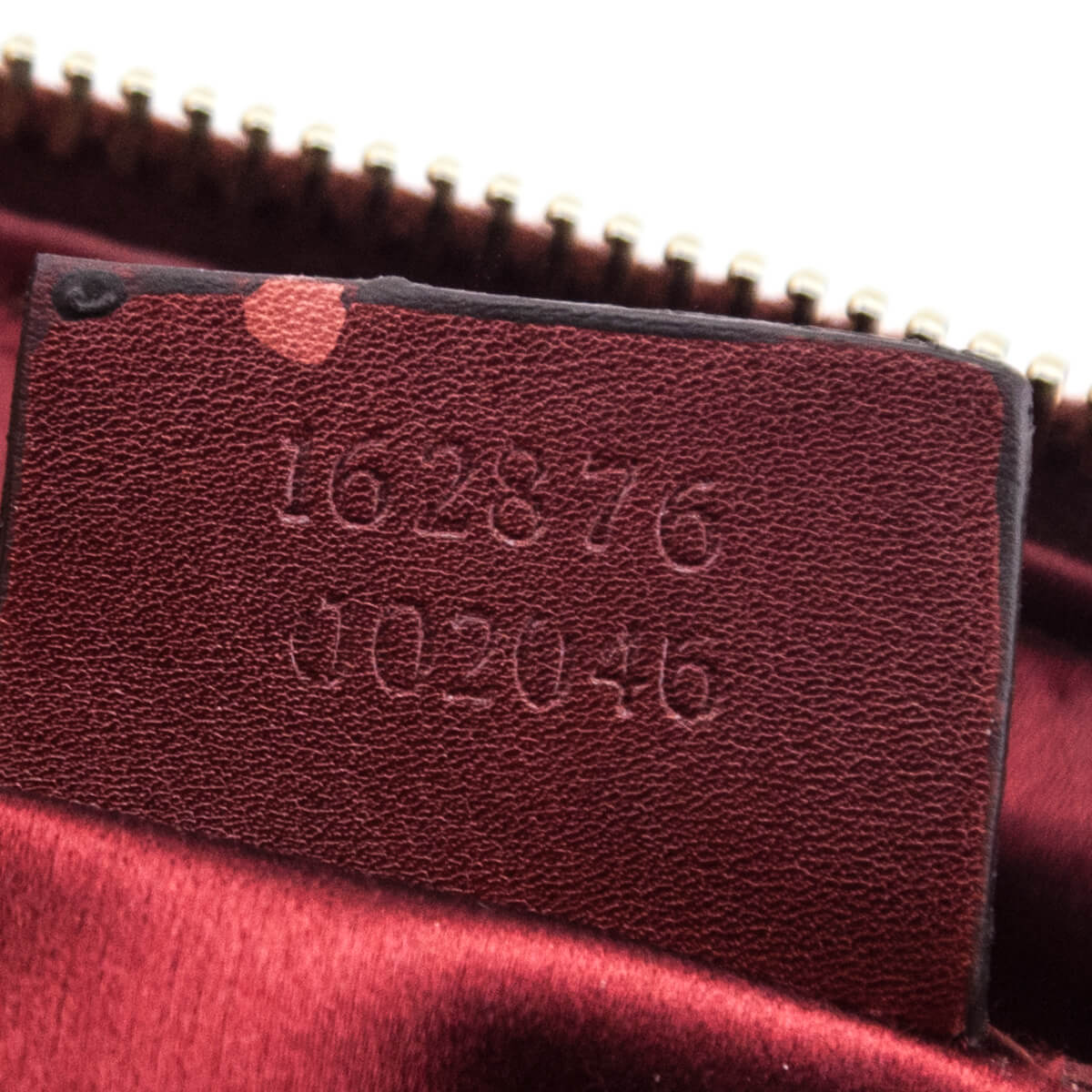 Gucci Orange Velvet GG Monogram Pochette