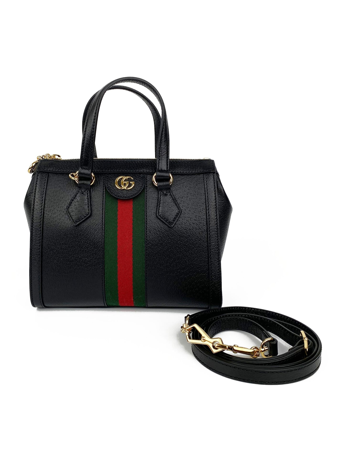Gucci Small Black Ophidia Tote