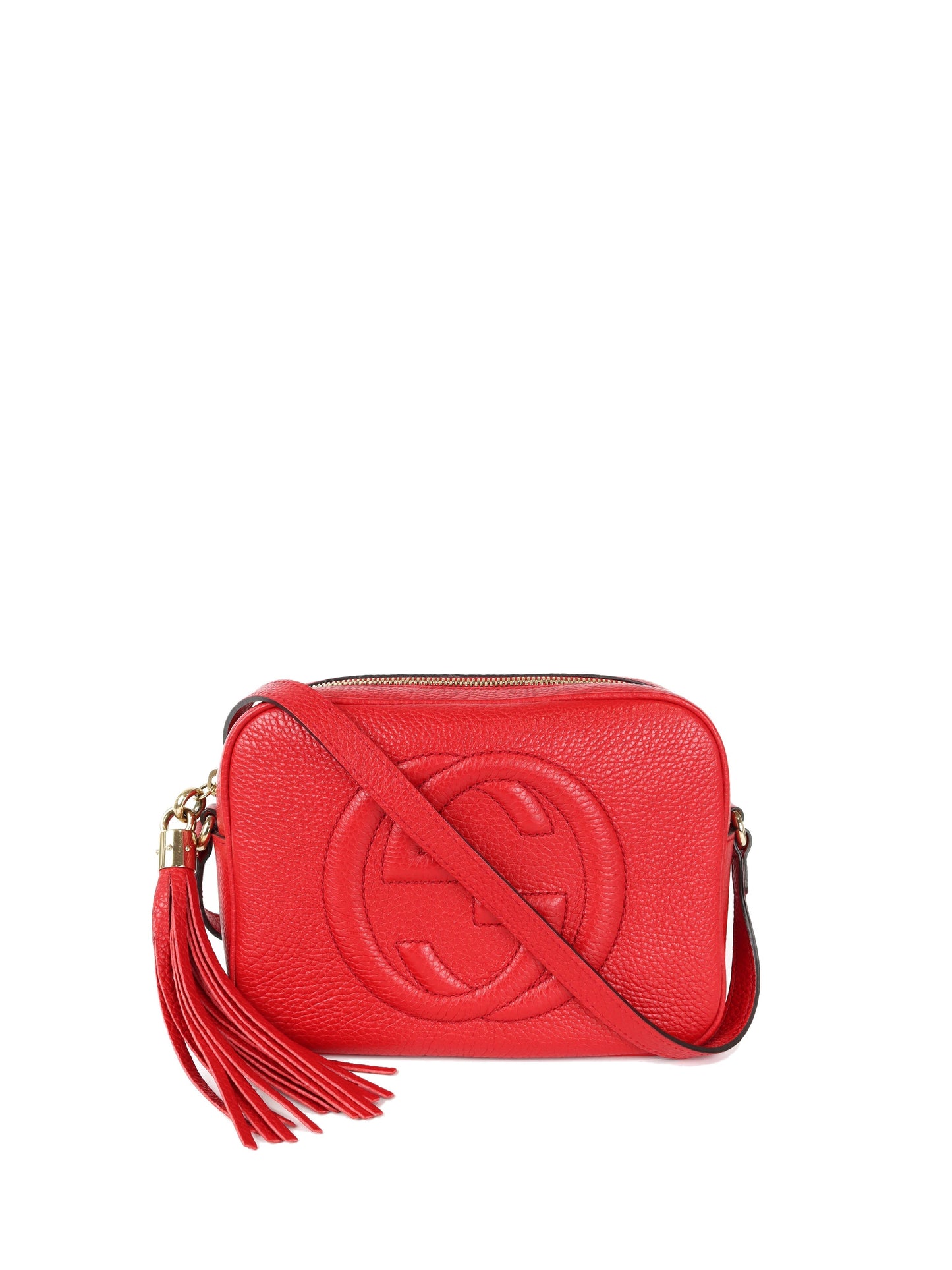 Gucci Small Red Soho Disco Camera Bag