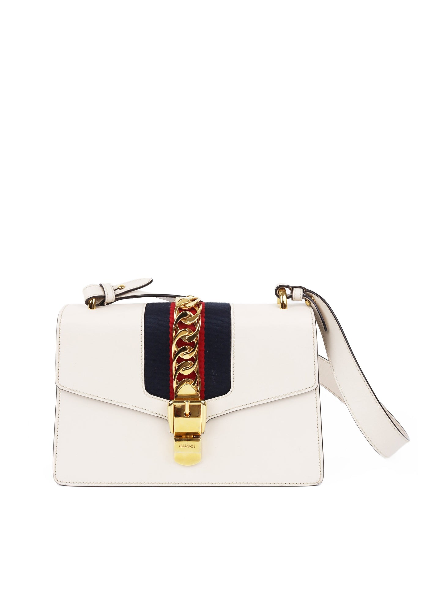 Gucci Small White Sylvie Bag