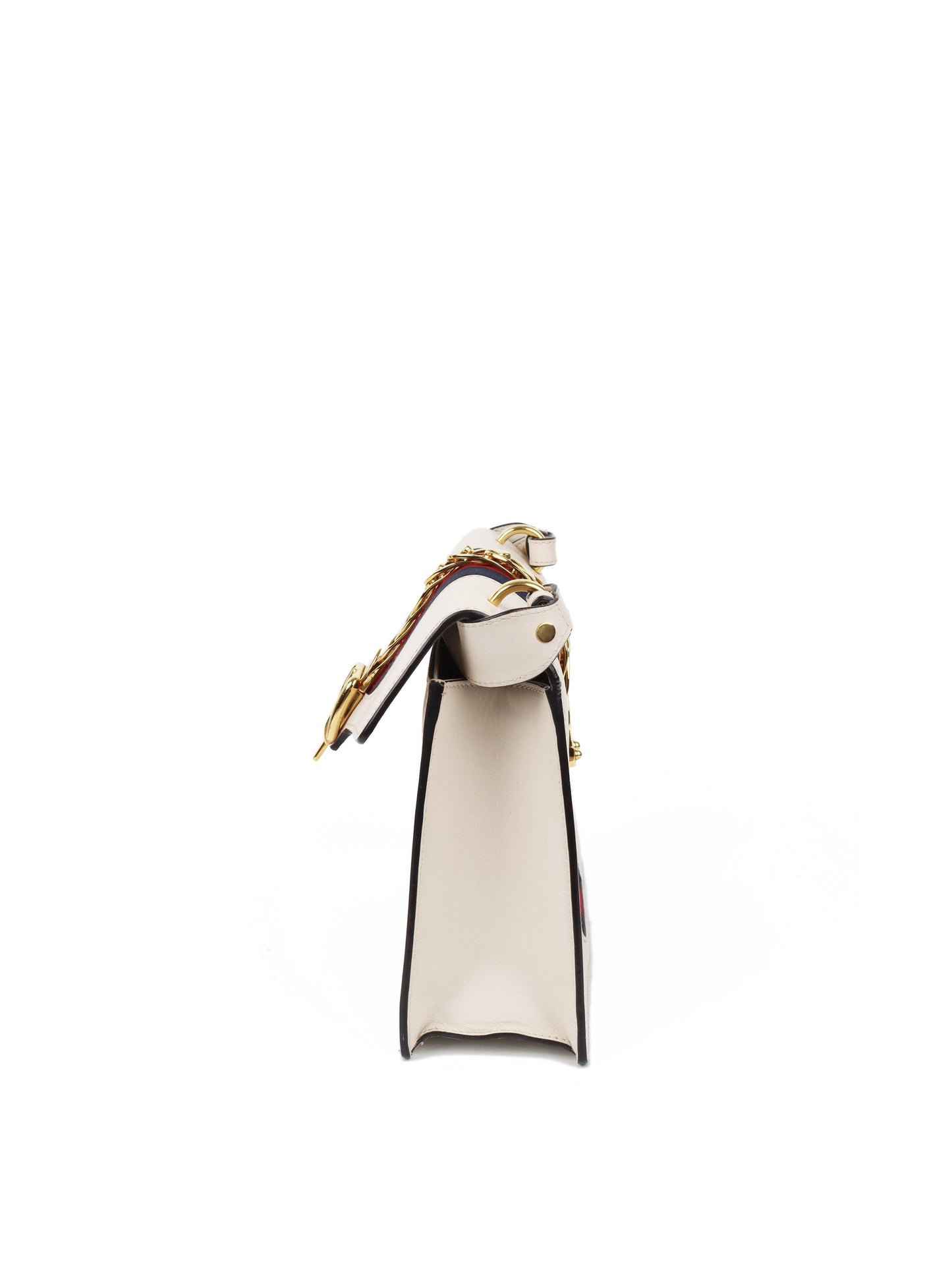 Gucci Small White Sylvie Bag