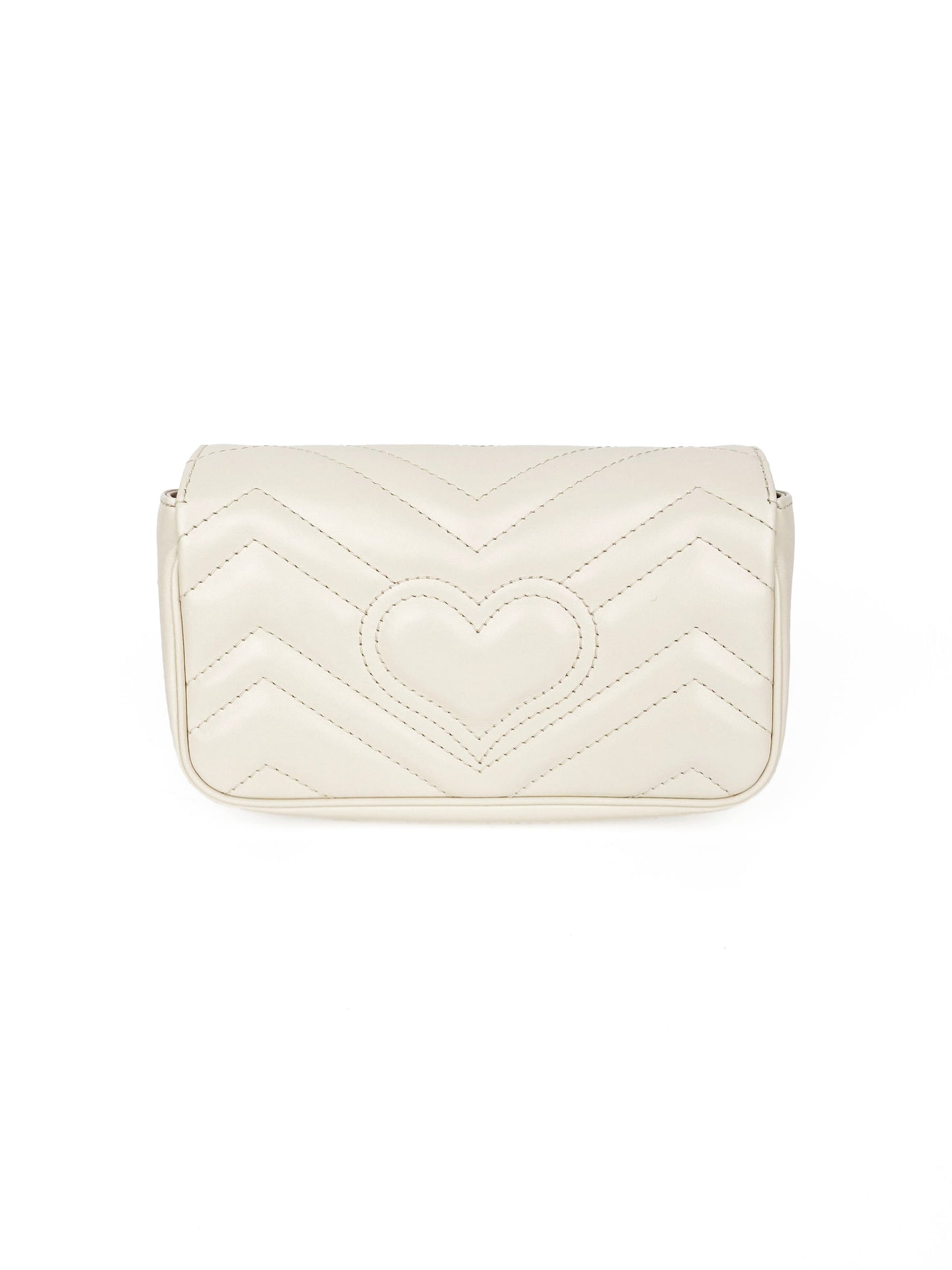 Gucci Super Mini White Marmont Bag