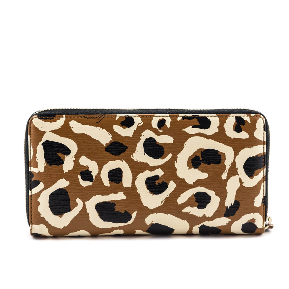 Gucci Tan Leather Betty Shanghai Zip Around Wallet