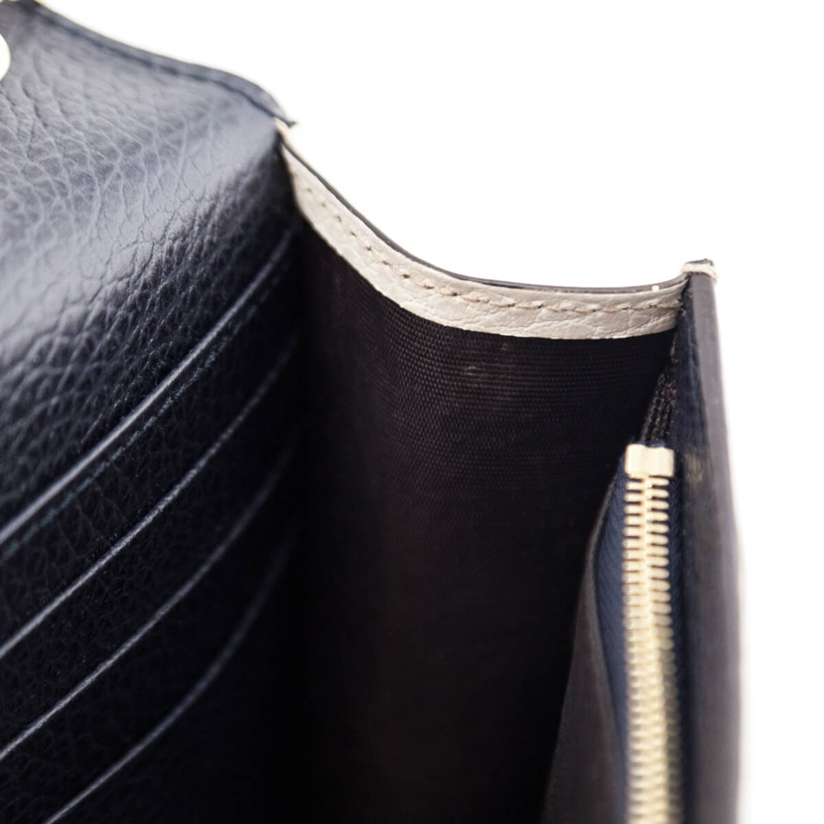 Gucci Tri-color Pebbled Calfskin Soho Wallet on Chain