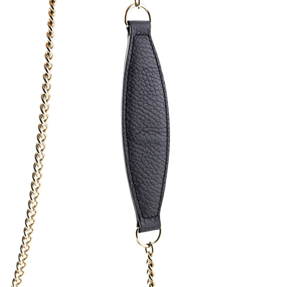 Gucci Tri-color Pebbled Calfskin Soho Wallet on Chain