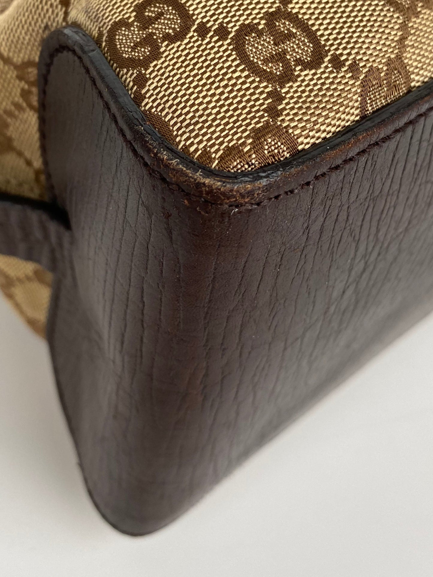 Gucci Vintage Belt Monogram Tote Bag