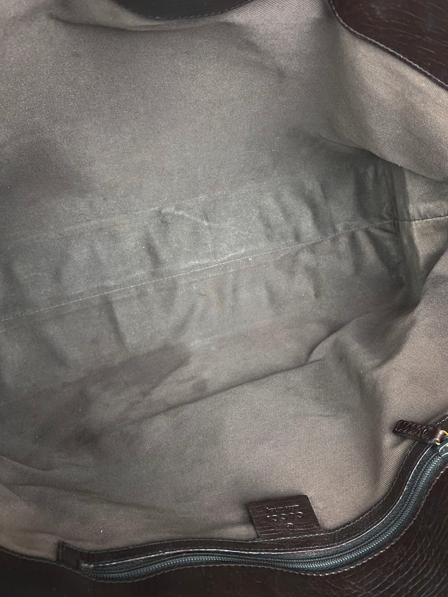 Gucci Vintage Belt Monogram Tote Bag