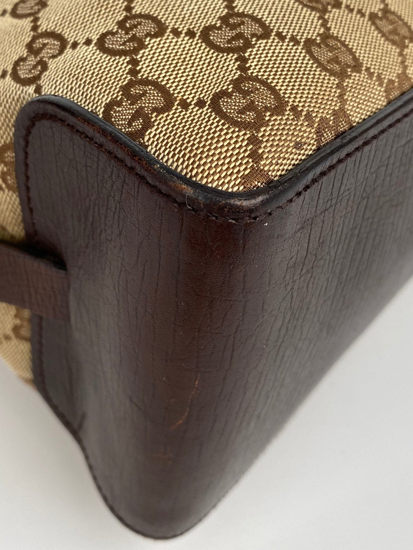 Gucci Vintage Belt Monogram Tote Bag