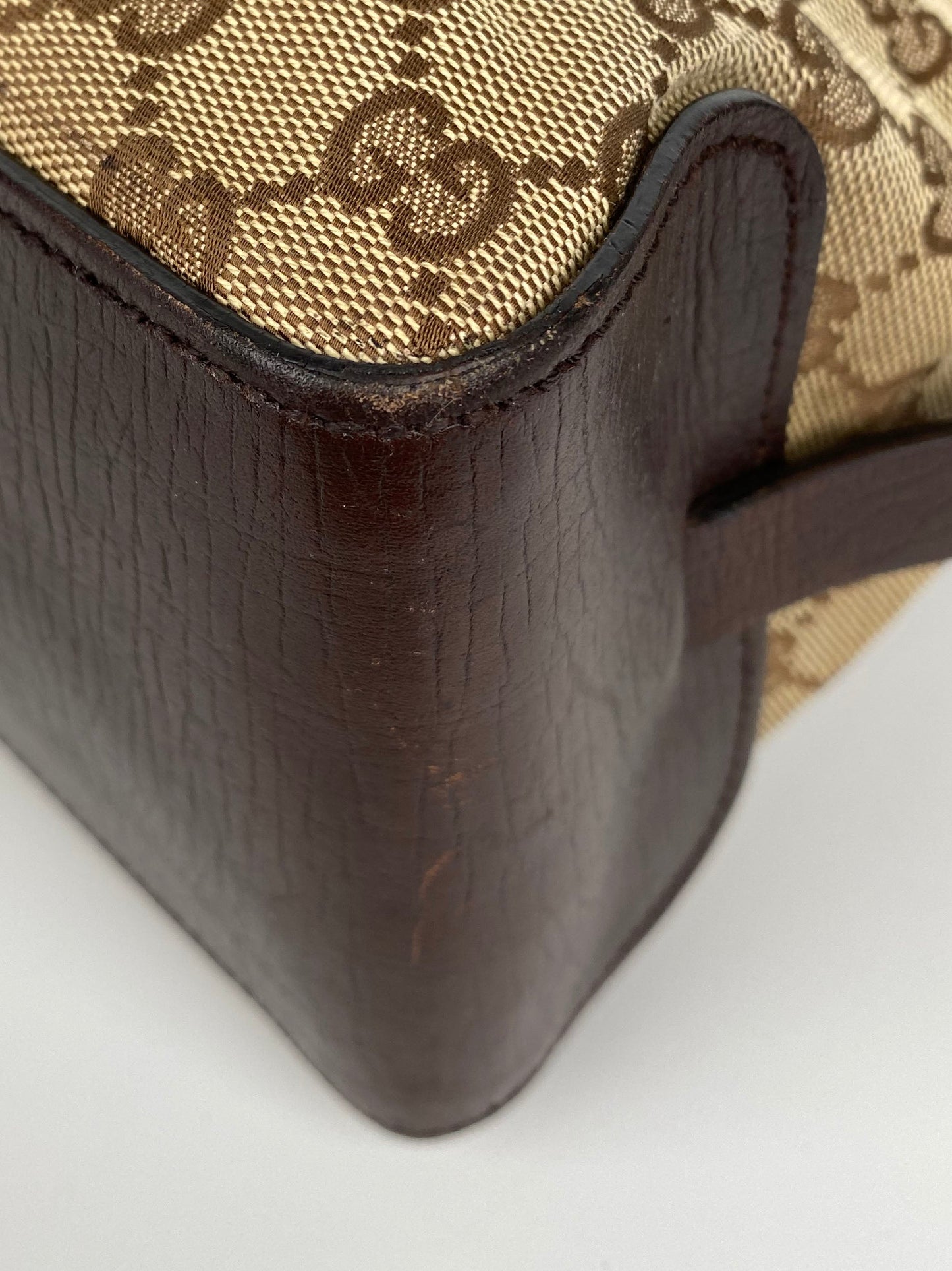 Gucci Vintage Belt Monogram Tote Bag