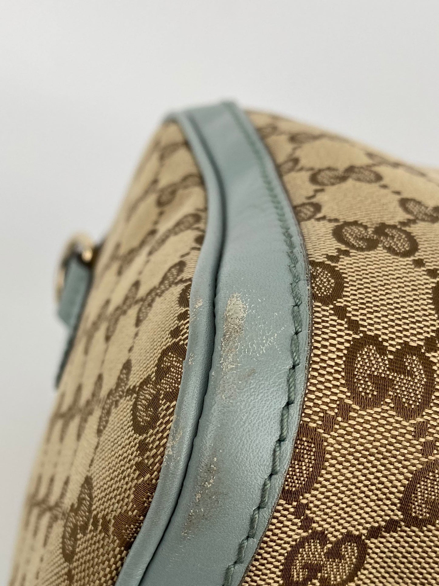 Gucci Vintage GG Monogram Medium Boston Bag