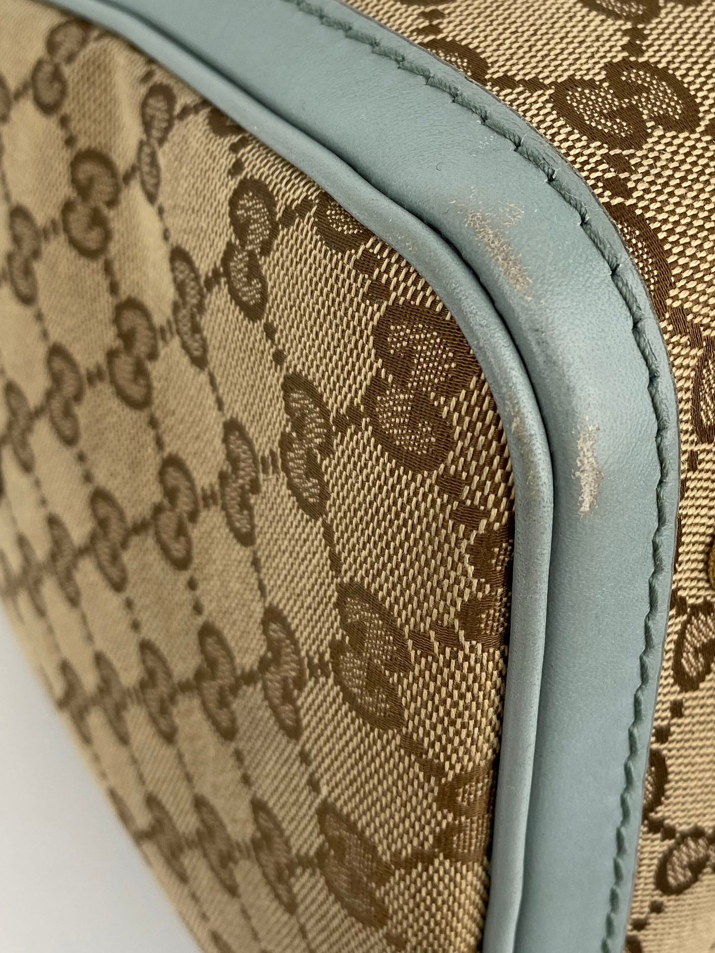 Gucci Vintage GG Monogram Medium Boston Bag