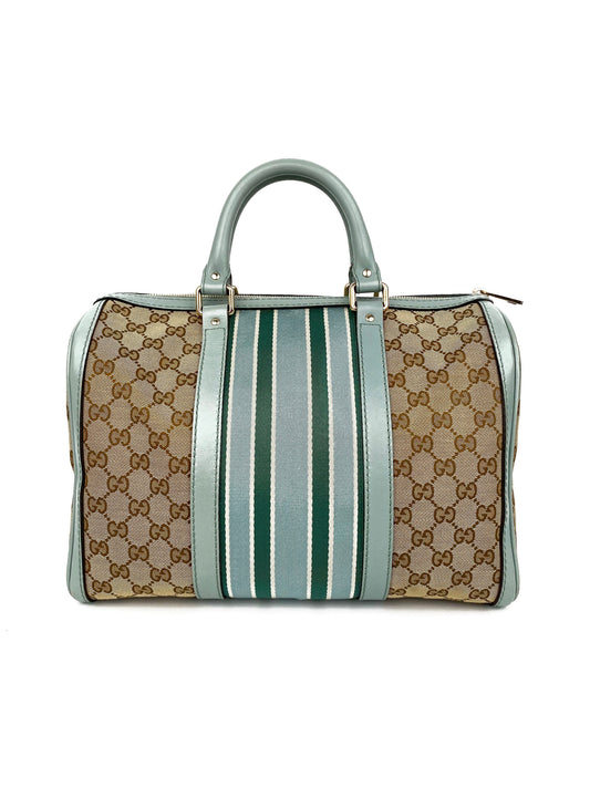 Gucci Vintage GG Monogram Medium Boston Bag