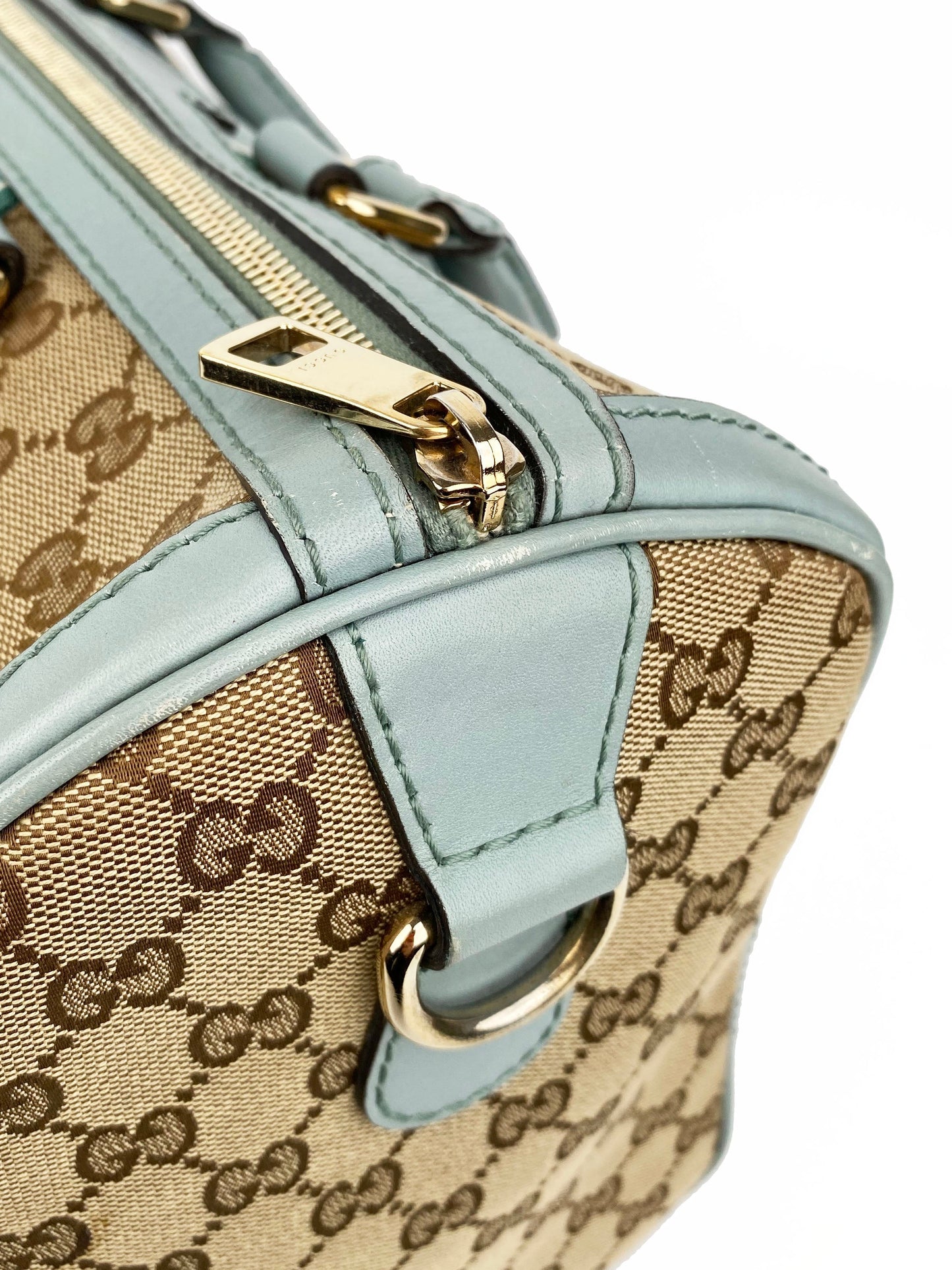 Gucci Vintage GG Monogram Medium Boston Bag
