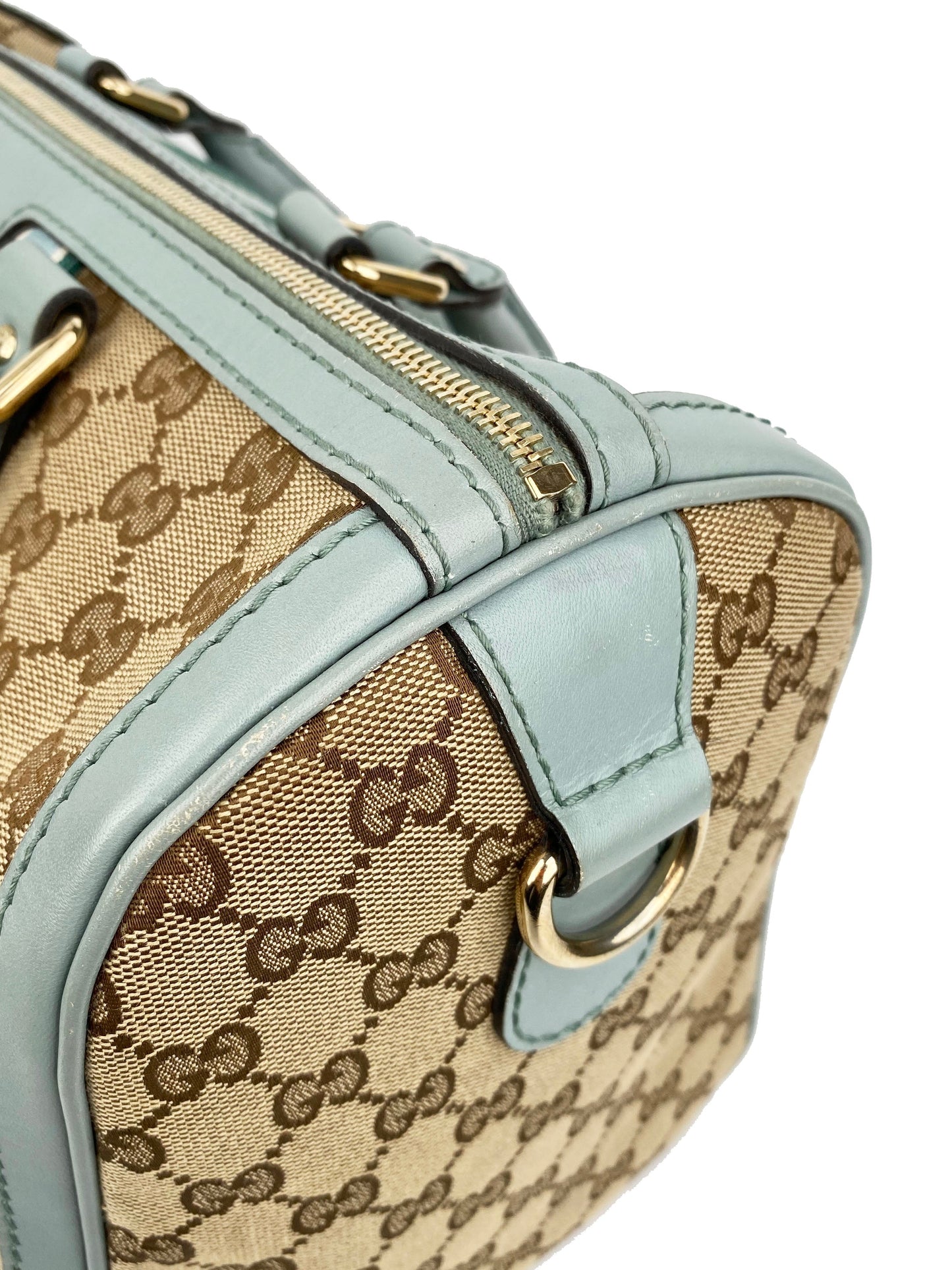 Gucci Vintage GG Monogram Medium Boston Bag