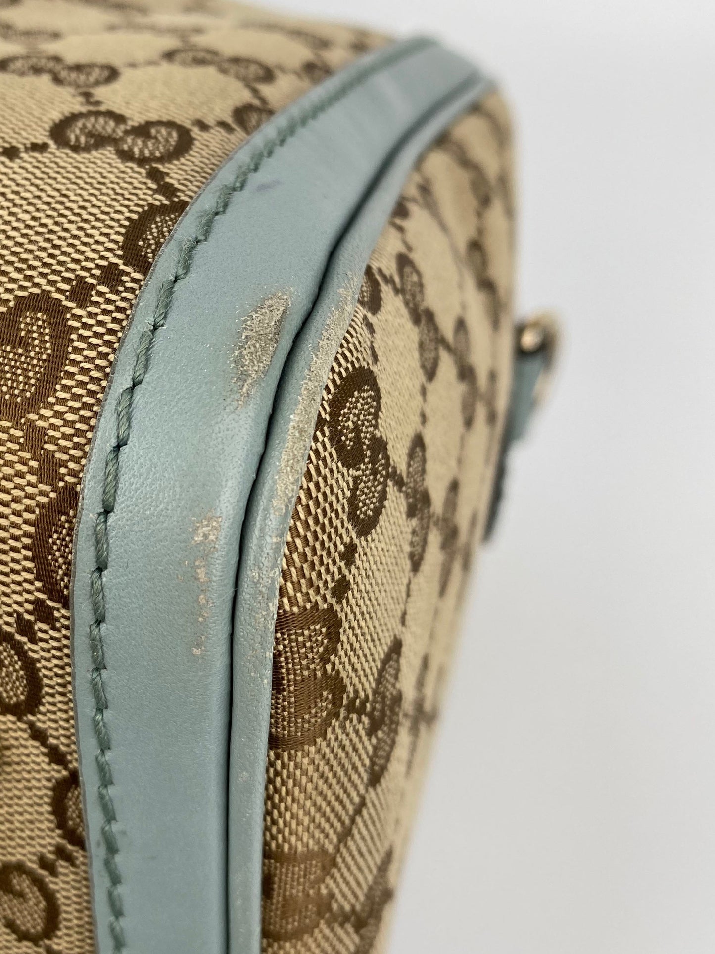 Gucci Vintage GG Monogram Medium Boston Bag