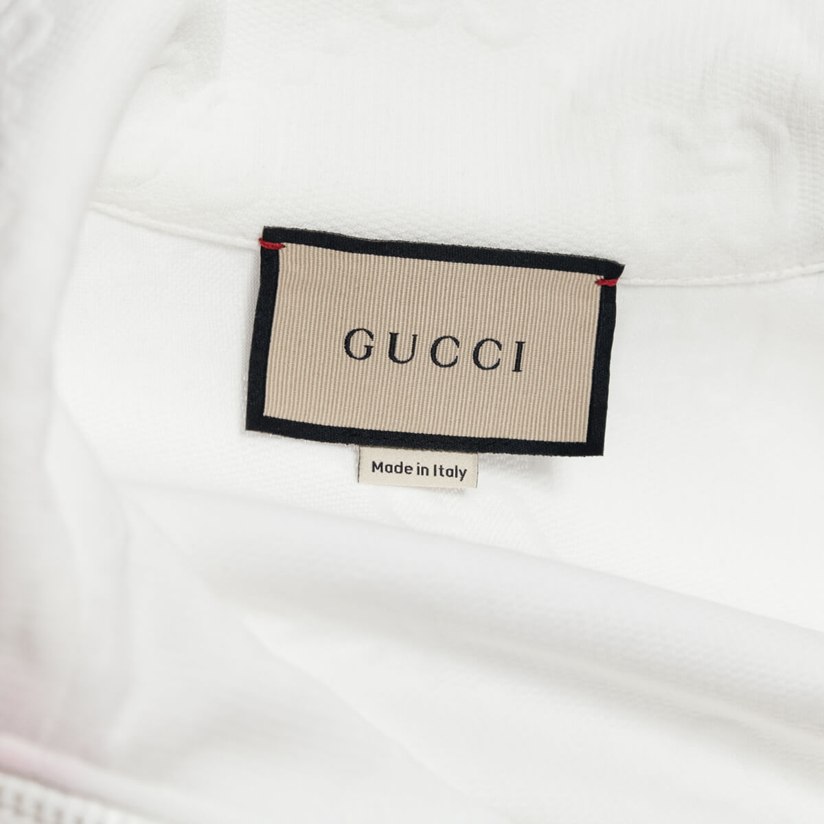 Gucci White Jersey GG Jacquard Dress Size L | US 8 | IT 44