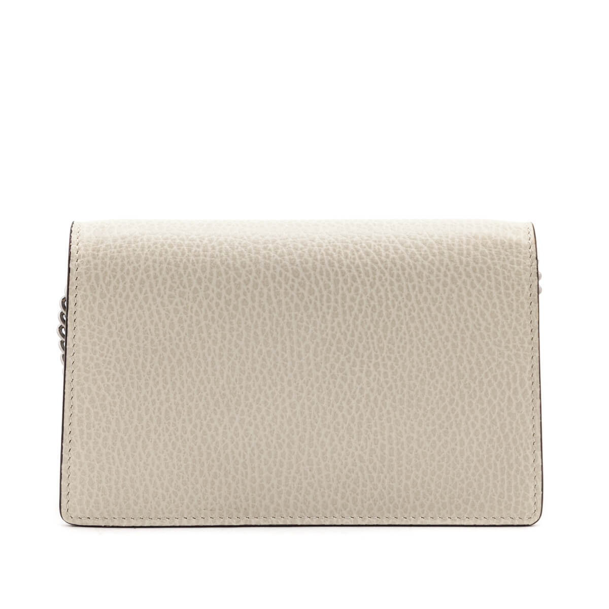 Gucci White Leather Super Mini Dionysus