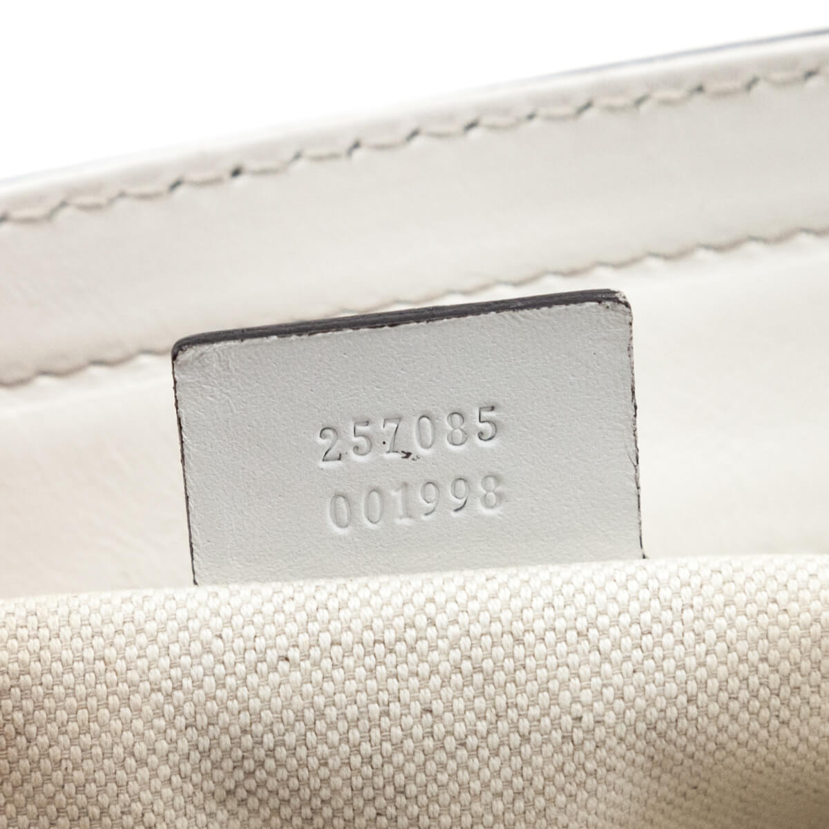 Gucci White & Navy Monogram Web Tote