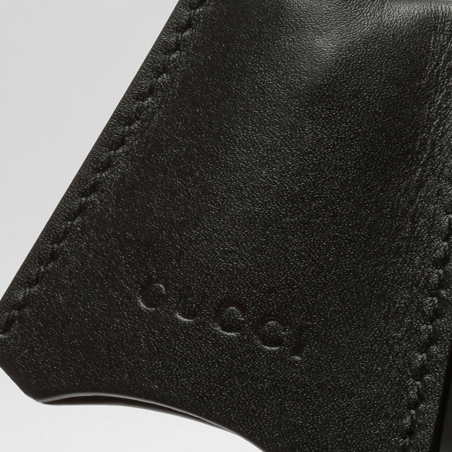 GUCCI Guccissima Top Handle Padlock Bag - Black