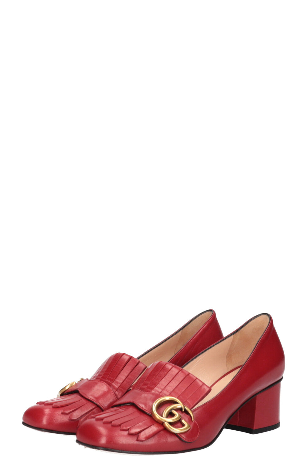 GUCCI Marmont Pumps Red