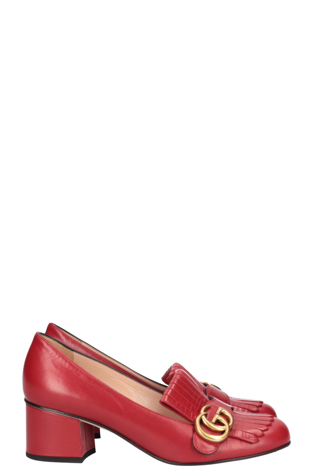 GUCCI Marmont Pumps Red