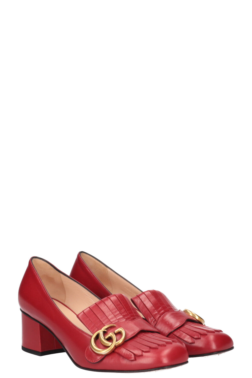 GUCCI Marmont Pumps Red