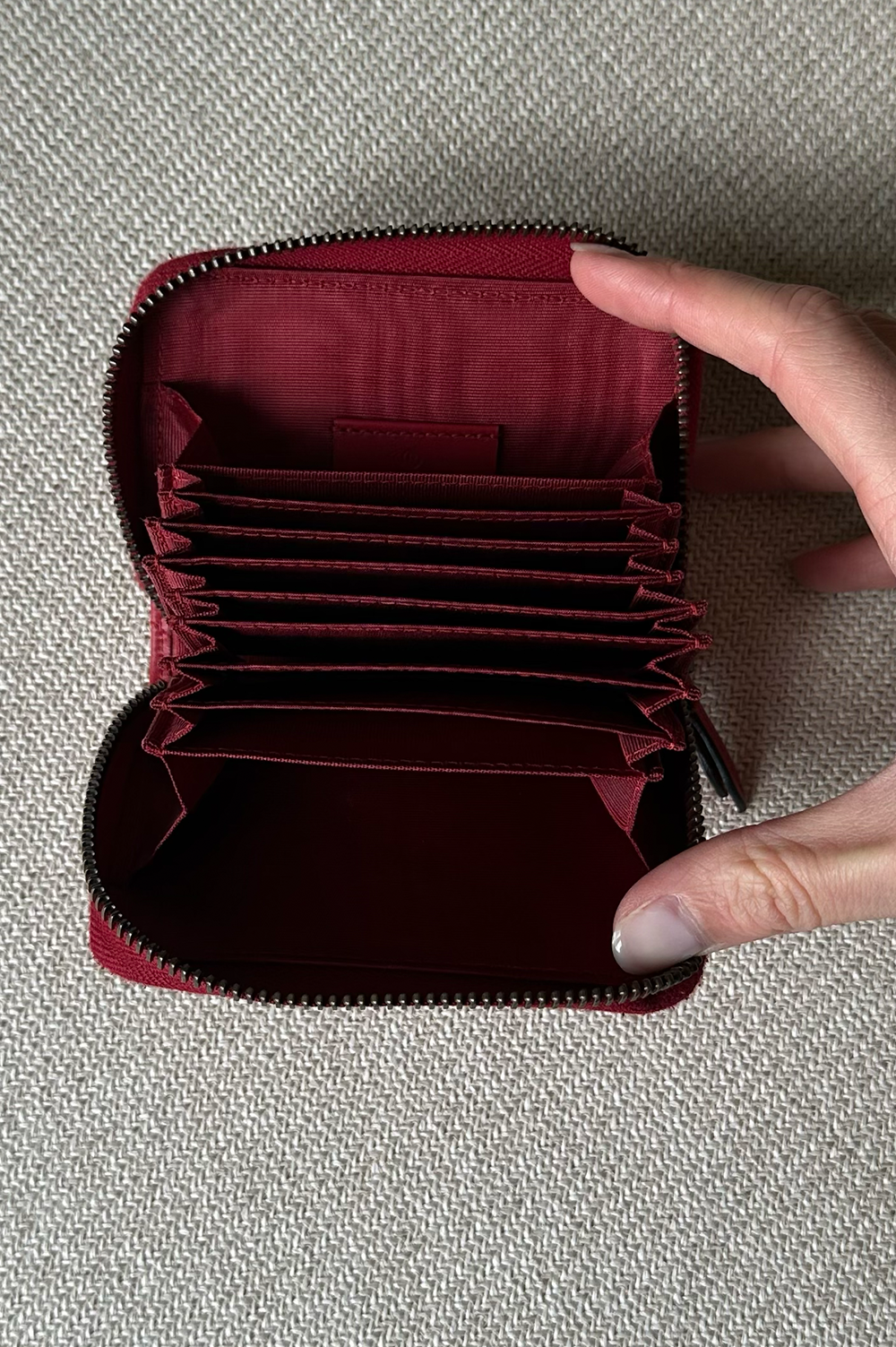 GUCCI Marmont Wallet Red