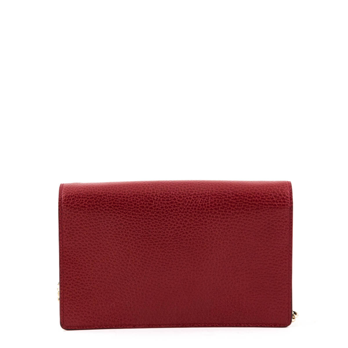 Gucci Tri-color Pebbled Calfskin Soho Wallet on Chain