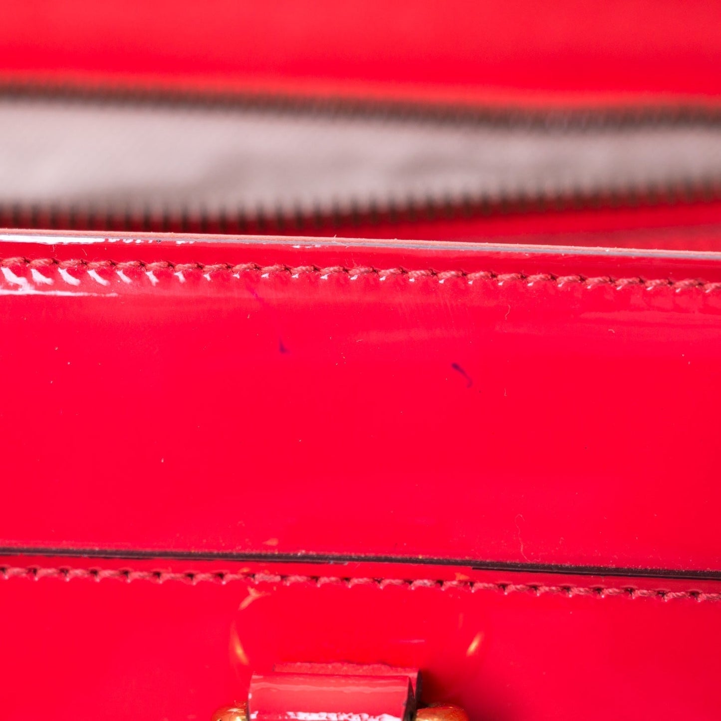 Gucci Patent Bright Bit Shoulder Bag