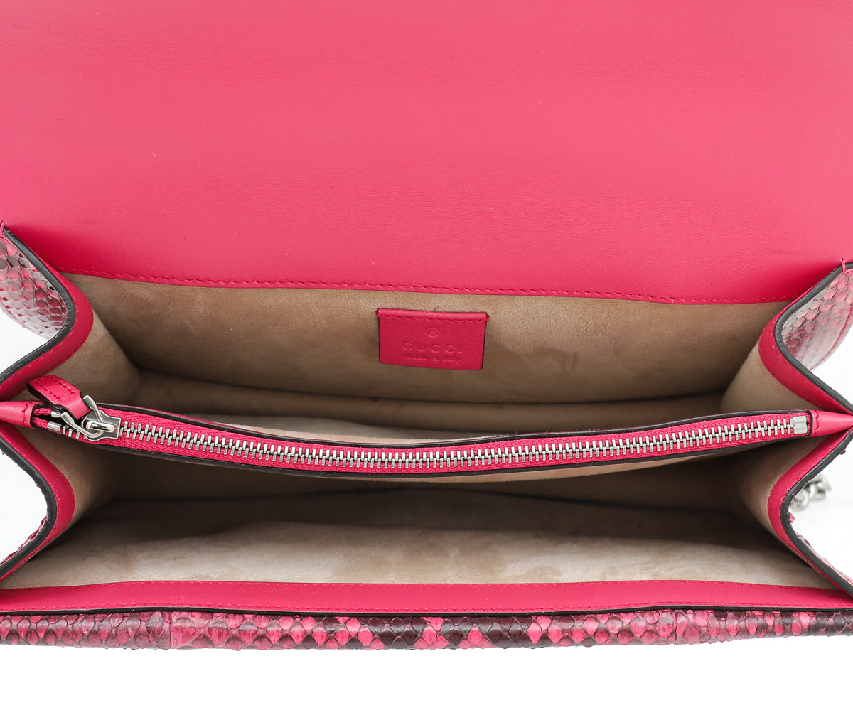 Gucci Fuchsia Python Dionysus Small Bag