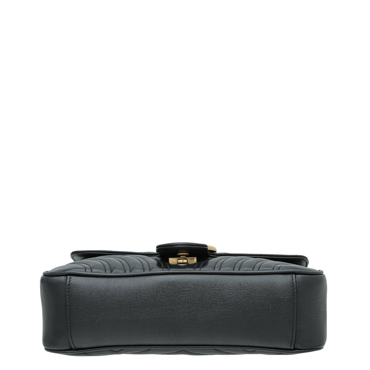 Gucci Black GG Marmont Small Flap Bag