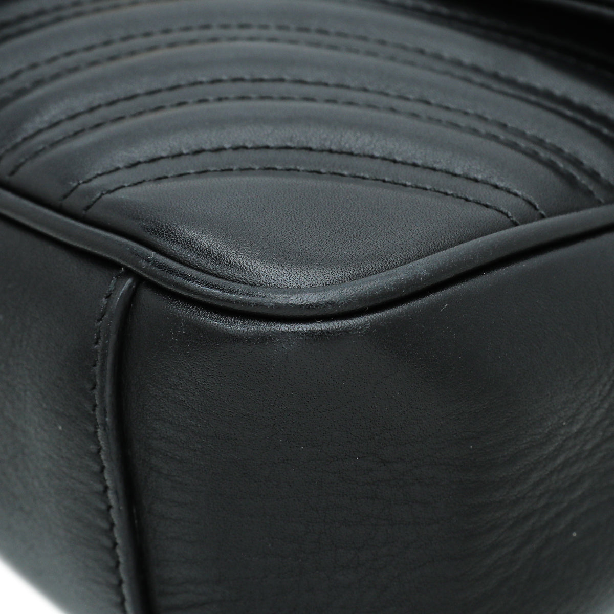 Gucci Black GG Marmont Small Flap Bag