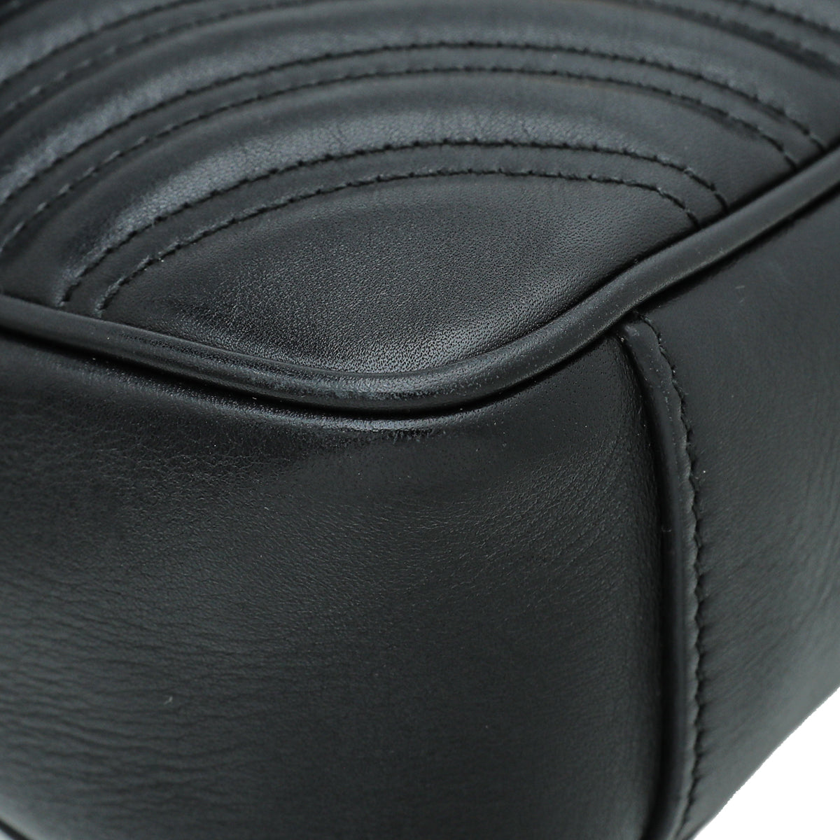 Gucci Black GG Marmont Small Flap Bag