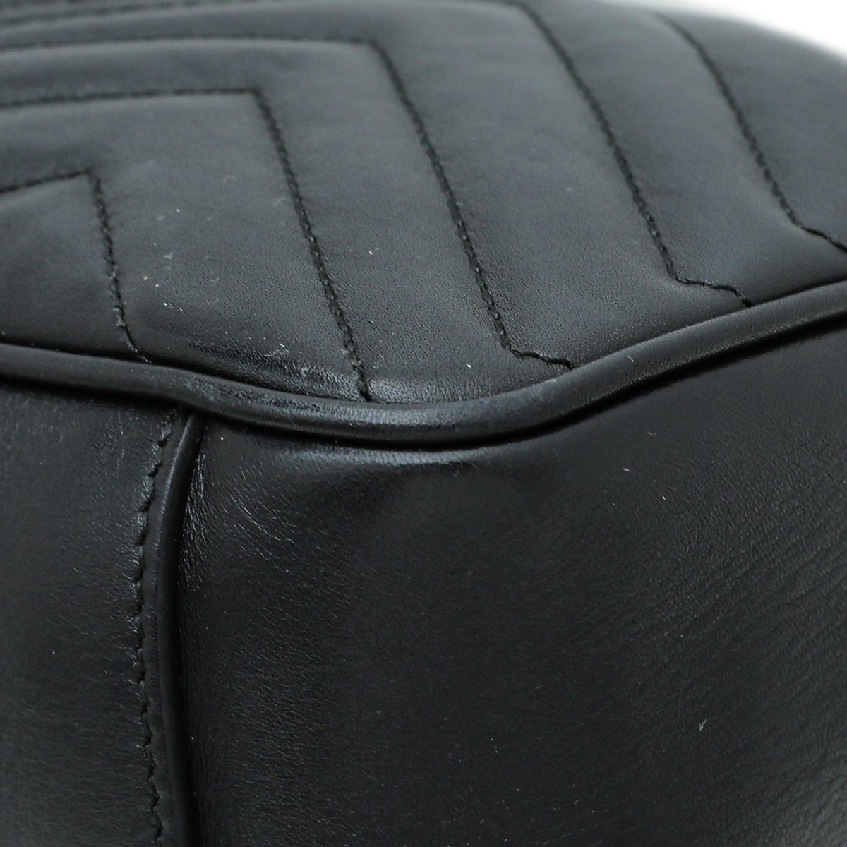 Gucci Black GG Marmont Small Flap Bag