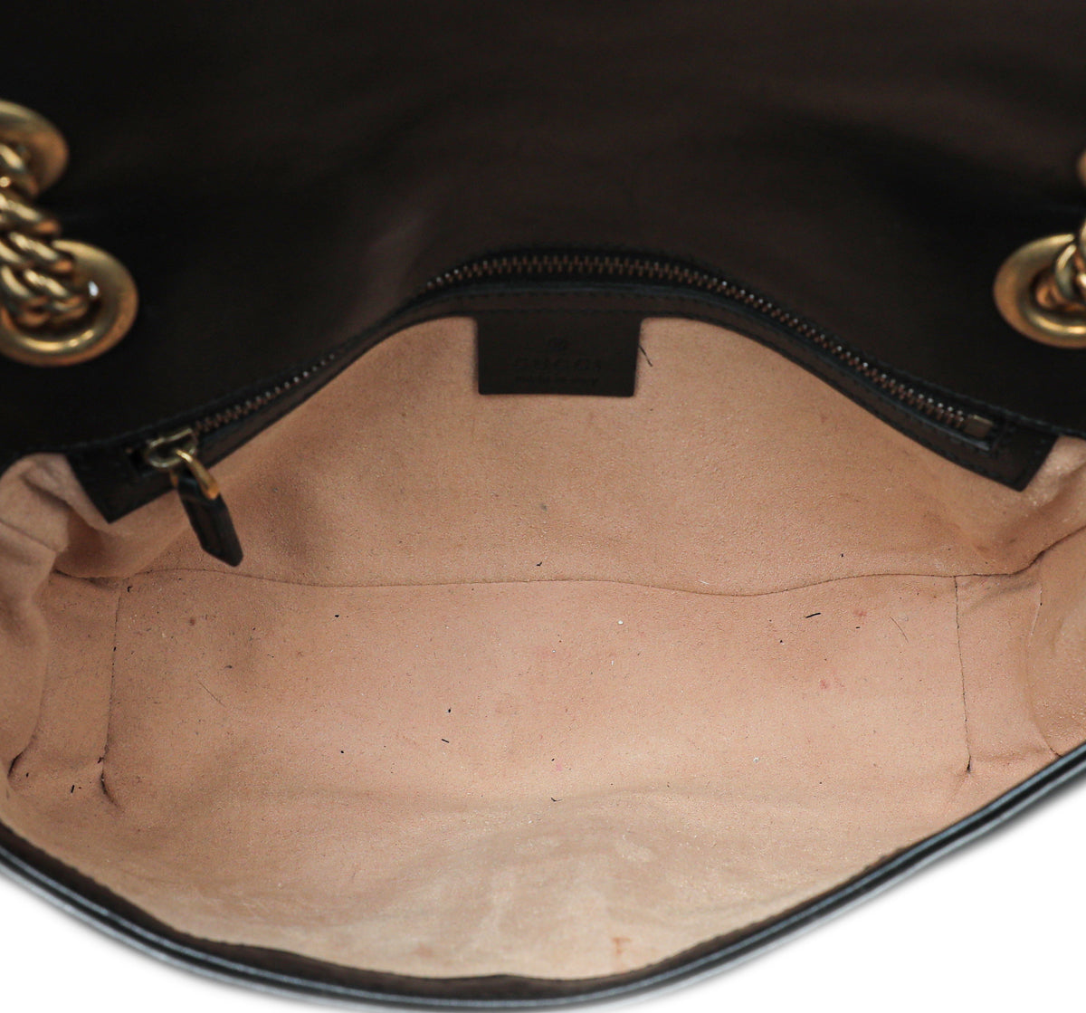 Gucci Black GG Marmont Small Flap Bag