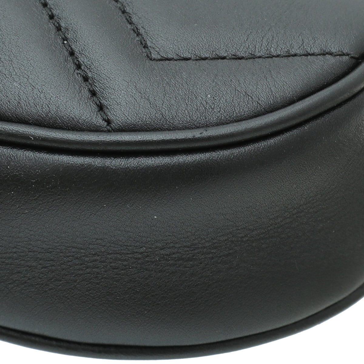 Gucci Black GG Marmont Mini Belt Bag