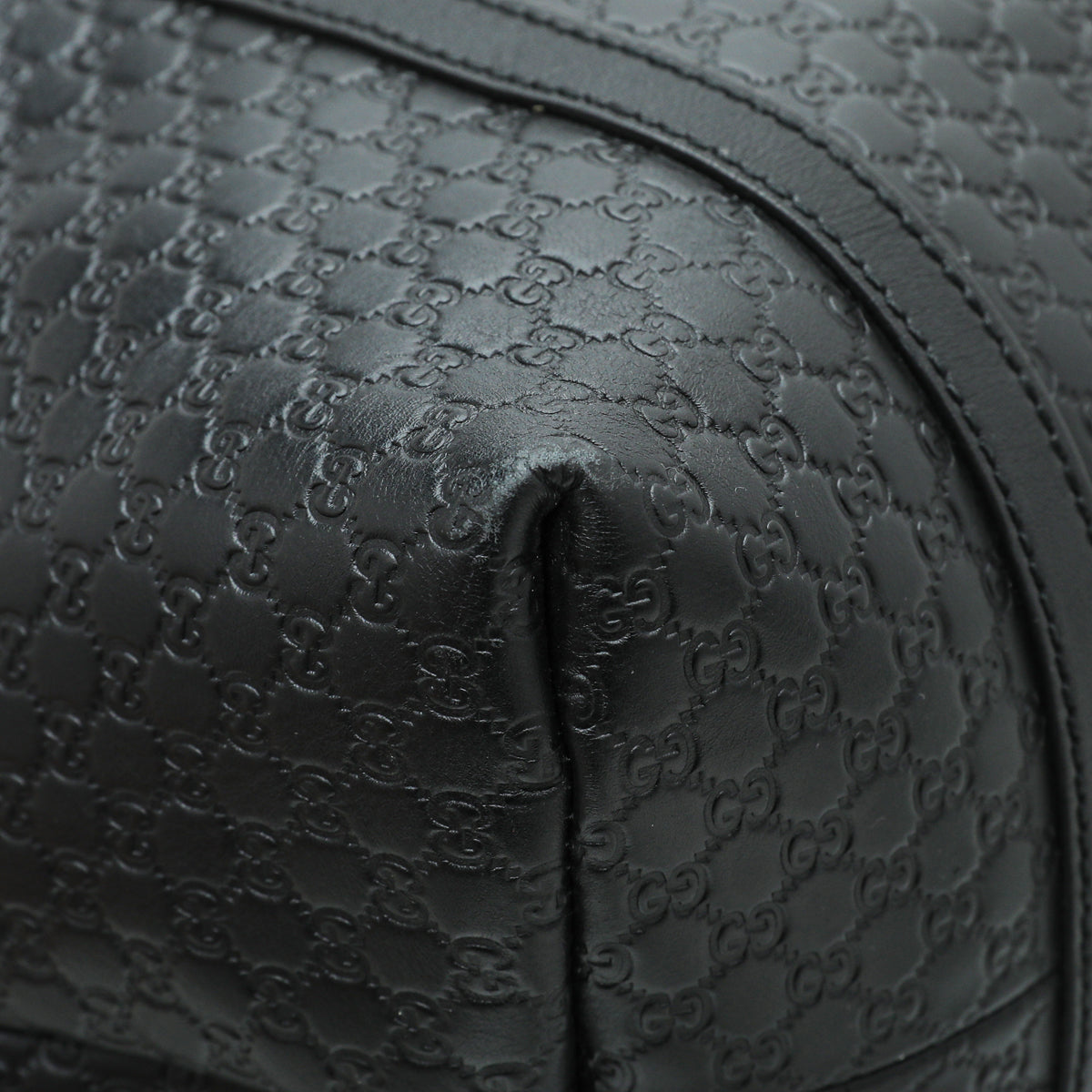 Gucci Black GG Microguccissima Joy Medium Tote Bag
