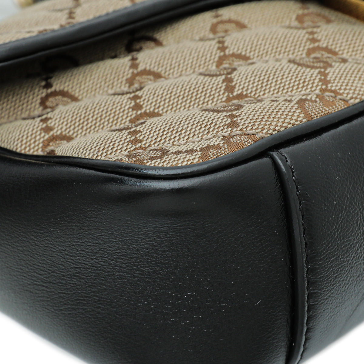 Gucci Bicolor GG Marmont Mini Bag