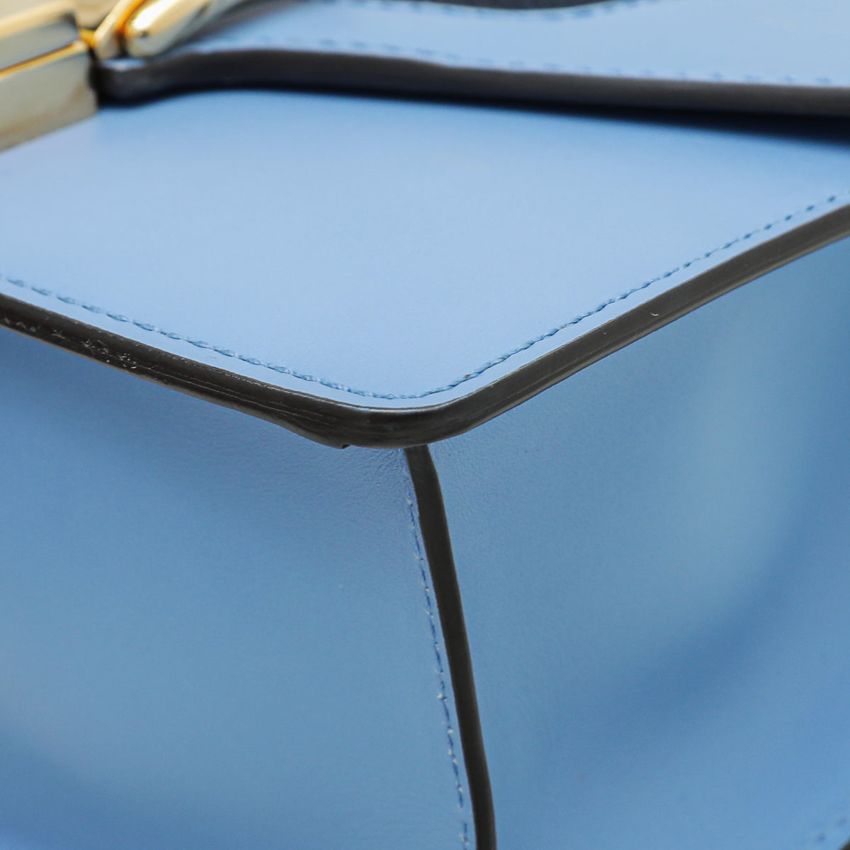 Gucci Blue Sylvie Mini Chain Flap Bag