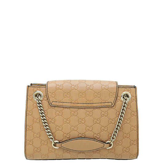Gucci Light Brown Guccissima Emily Small Bag