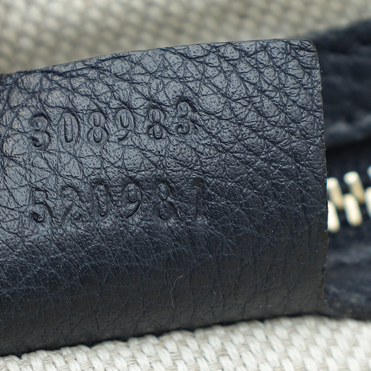 Gucci Navy Blue Soho Tassel Small Chain Bag