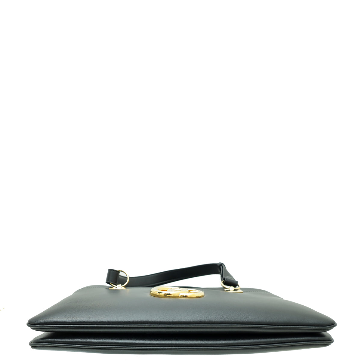 Gucci Black Vitello Palmellato Lux Arli Large Top Handle Bag